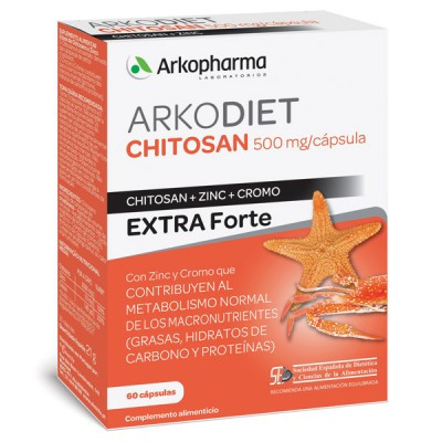 Arkodiet chitosan extra forte 60 cápsulas