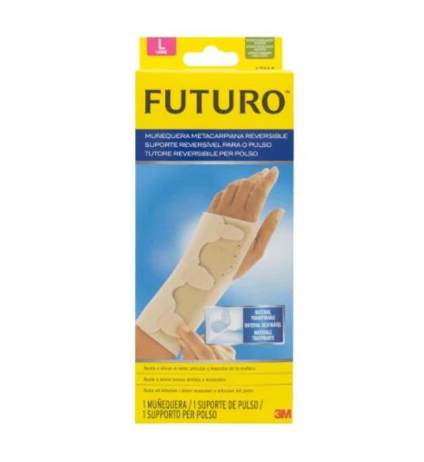 Muñequera metacarpiana futuro. muñequera con férula reversible talla l