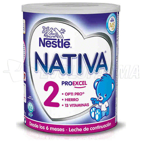 Nestlé nativa 2 en polvo. bote de 800 g.