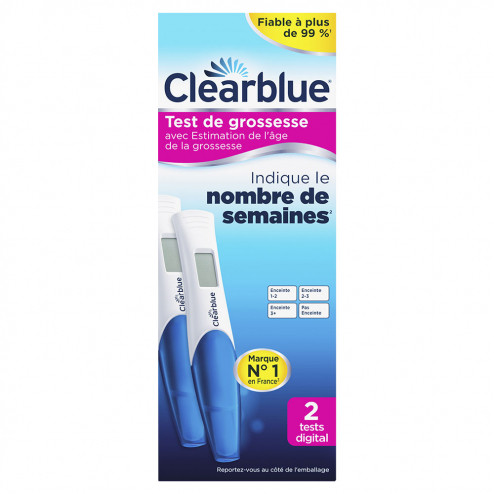 Clearblue prueba digital de embarazo test de emb 2 pruebas