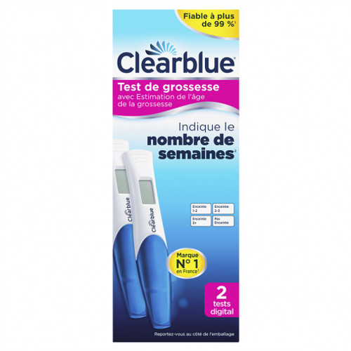 Clearblue prueba digital de embarazo test de emb 2 pruebas