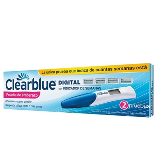 Clearblue plus prueba de embarazo test de embarazo 2 pruebas
