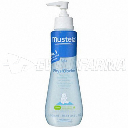 Mustela physiobebé limpiador sin aclarado. envase de 300 mL.