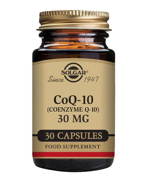 30 cápsulas vegetales coenzima q-10 solgar