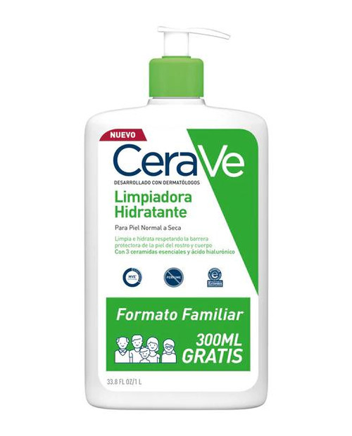 Crema limpiadora hidratante 1 L cerave