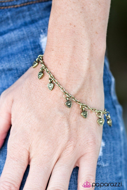 Closer To The Heart - Brass Bracelet