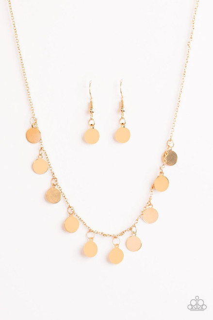 At First Spotlight - Gold Necklace Set