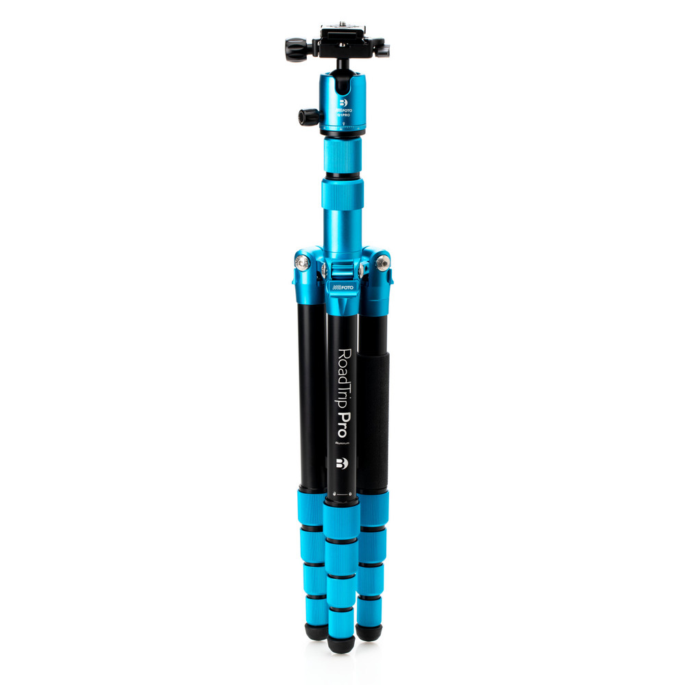 MeFOTO RoadTrip PRO Aluminum Series 1 (6 in 1) Tripod in Pacific Blue