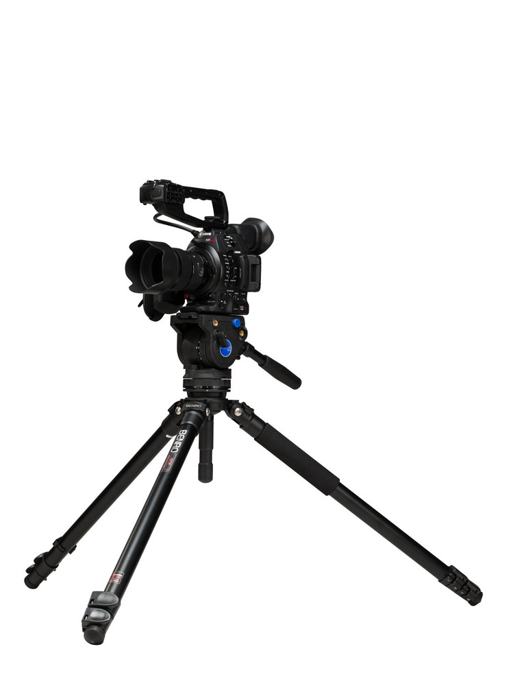 A373F Series 3 AL Video Tripod & BV6H Head - 3 Leg Sections, Flip Lock Leg Release