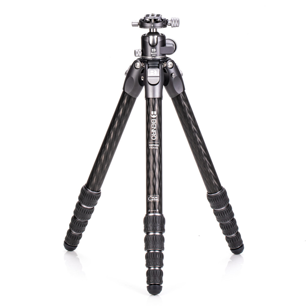 Tortoise Columnless Tripod  #3 Carbon Fiber TTOR35C+GX35  head   5 sections