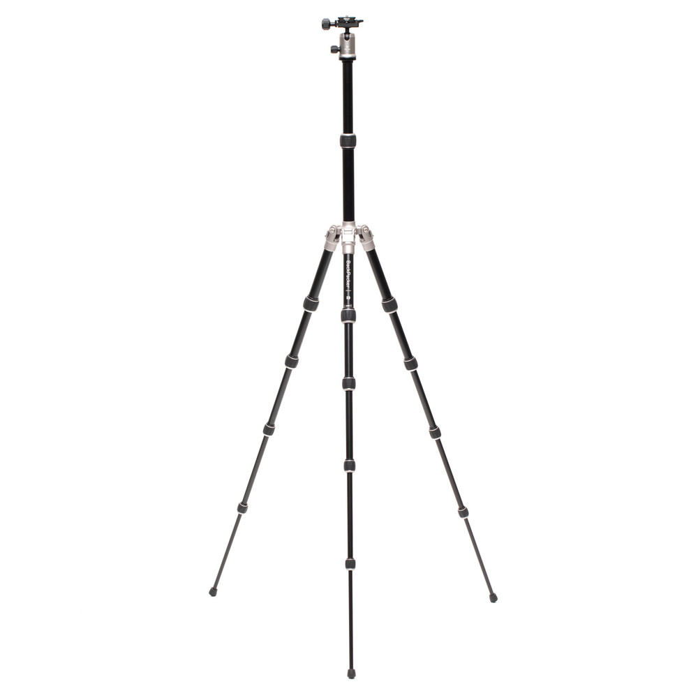 MeFOTO Backpacker Aluminum Tripod Kit in Titanium