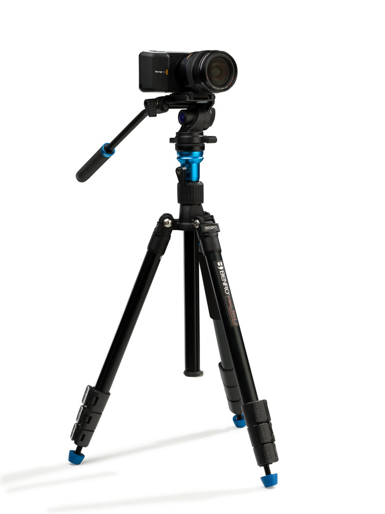 Aero2  Travel Angel Video Tripod Kit - A1883F with Leveling Column and S2C Head