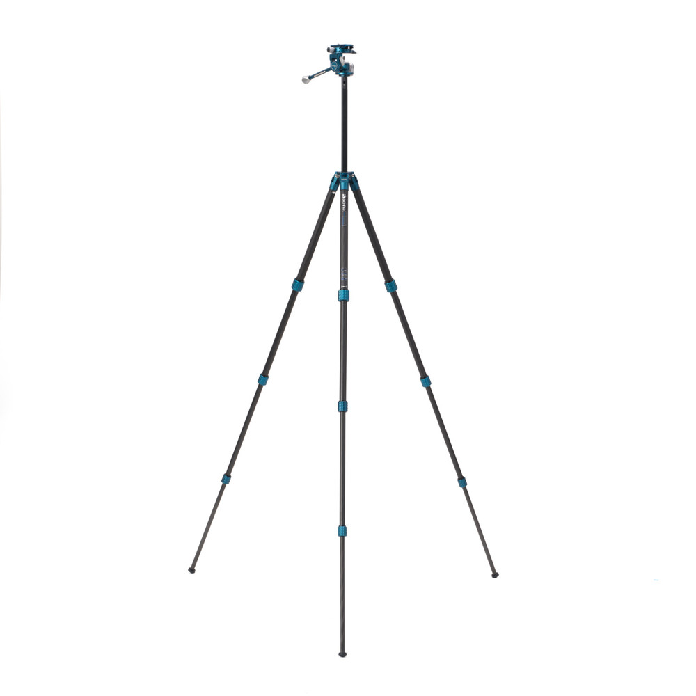 Benro SuperSlim CF 0 Series, 4 Section Tripod with PHVF2 Flip Head