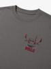 playera oversize gris, playera heavyweight 340g gris, playera de algodon pesada, playera gris premium streetwear, playera gris de toro, playera bulls bordado rojo, playera de alta calidad gris, streetwear premium mexico, playera 100 algodon premium, playera con bordado tridimensional, ropa urbana premium gris, t-shirt oversize de lujo, playera de hombros caidos gris, chicago