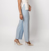pantalon ancho mujer azul claro, pantalon wide leg dama azul celeste, pantalon casual de vestir para mujer, pantalon fluido poliéster spandex, pantalon tiro alto mujer azul, pantalon palazzo azul claro, ropa formal de vestir dama, pantalon elastico para mujer, pantalon vestir mujer azul pastel, pantalon comodo oficina mujer