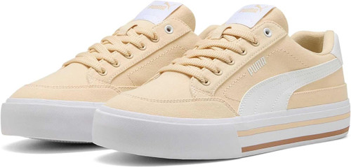 enis puma 396353 23, puma court classic vulc fs beige, tenis casuales puma mujer, tenis puma color arena, zapatillas puma softfoam beige blanco, tenis puma suela vulcanizada, calzado urbano puma beige, tenis puma de lona beige, tenis clasicos claros de marca, puma court classic 396353-23, tenis casuales color beige arena