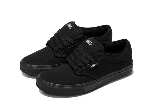 enis vans atwood negro, vans vn000tuy186, tenis vans completamente negros, tenis vans de lona para hombre, tenis urbanos negros de lona, zapatillas vans atwood originales, calzado casual vans total black, tenis de skate vans basicos, tenis escolares negros de tela, calzado original vans atwood, tenis comodos para diario caballero