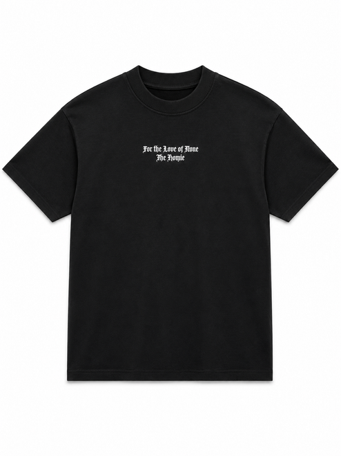 playera oversize negra hombre, playera premium streetwear, playera 100% algodon heavyweight, playera negra hombre, playera bordado gotico, ropa urbana de lujo, heavy cotton t-shirt, playera hombros caidos, bordado de alta densidad streetwear, moda urbana premium, t-shirt oversize negra, playera algodon 340g, playera born and raised, streetwear tipografia gotica
