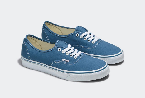 tenis vans authentic azul marino, vans vn000ee3nvy, tenis vans azules originales, tenis vans de lona azul, tenis de skate clasicos vans, zapatillas vans authentic navy, tenis urbanos azules unisex, calzado casual vans original, tenis vans planos de tela, calzado clasico vans 1966, tenis de bajo perfil vans unisex