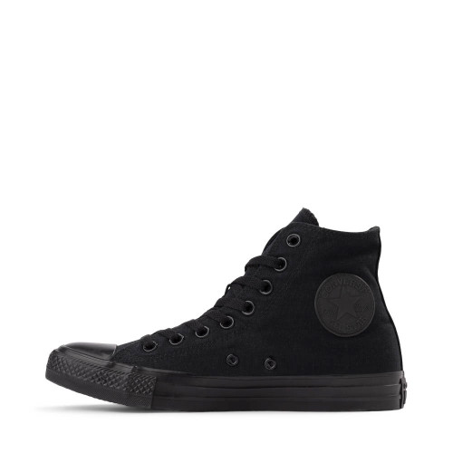 TENIS CONVERSE BOTA NEGRO MONOCROMATICO