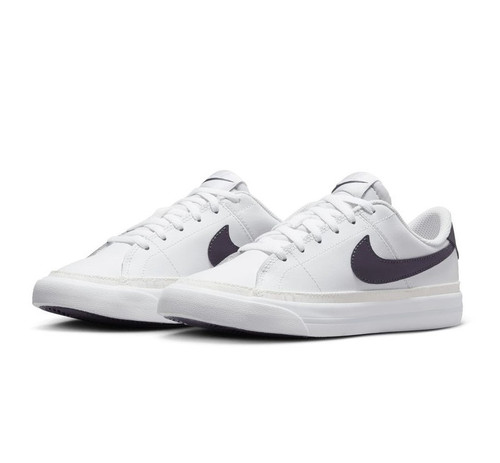 nike da5380 127, tenis nike court legacy, nike court legacy blanco morado, tenis nike court legacy da5380-127, tenis nike escolares blancos, tenis nike blancos con morado, tenis nike casuales nino nina, zapatillas nike court legacy junior, calzado urbano nike retro, tenis nike estilo tenis retro, tenis nike corte bajo blancos morados, tenis casuales nike unisex