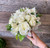 All White Handheld Bouquet