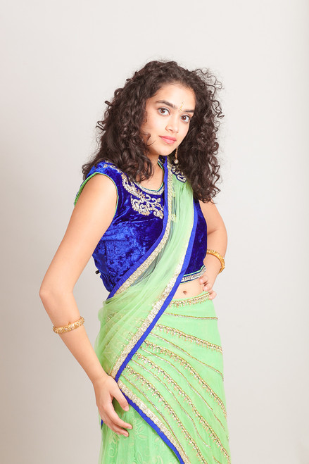 Lehenga Blue - Size 38 (Small)