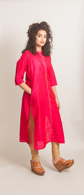 Pink long kurti (tunic)