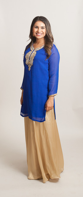 Blue kurti (tunic)
