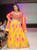 Yellow floral lehanga set 