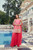 Saffron Color Party Wear