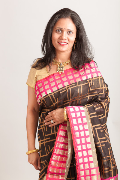Brown Silk Saree
