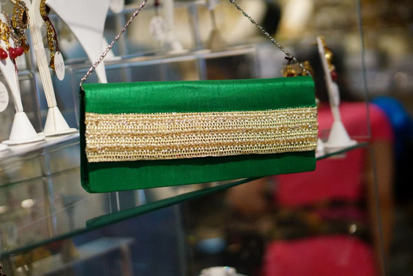Green purse