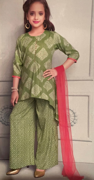 Printed sharara set, available size 24-36 (age 4 to 16 yrs)
Text 248-231-1542 for availability and size