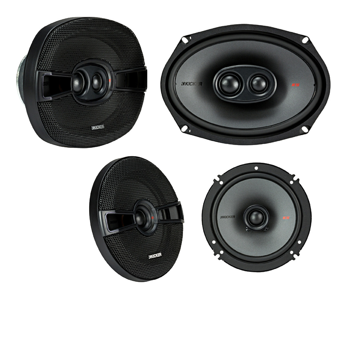 kicker 6.5 3 way speakers