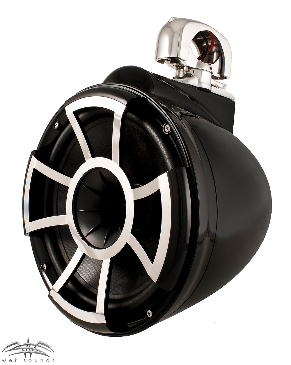 Wet Sounds for Nautique FC5 Towers REV10 10" Black Swivel Tower Speakers, Nautique Tower