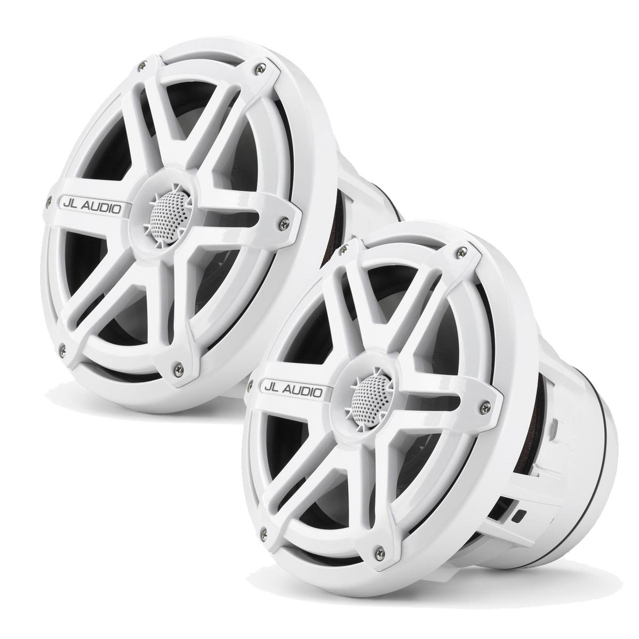 Jl Audio M0 Ccx Sg Wh 8 8 Inch 224 Mm Cockpit Coaxial System White Sport Grilles With Rgb Led Rings Creative Audio