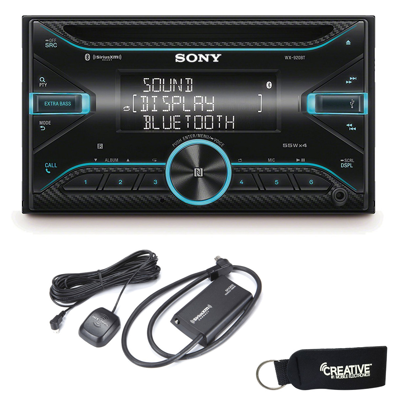 Stock Bureau - SONY WX-XB100BT Autoradio Bluetooth en Façade