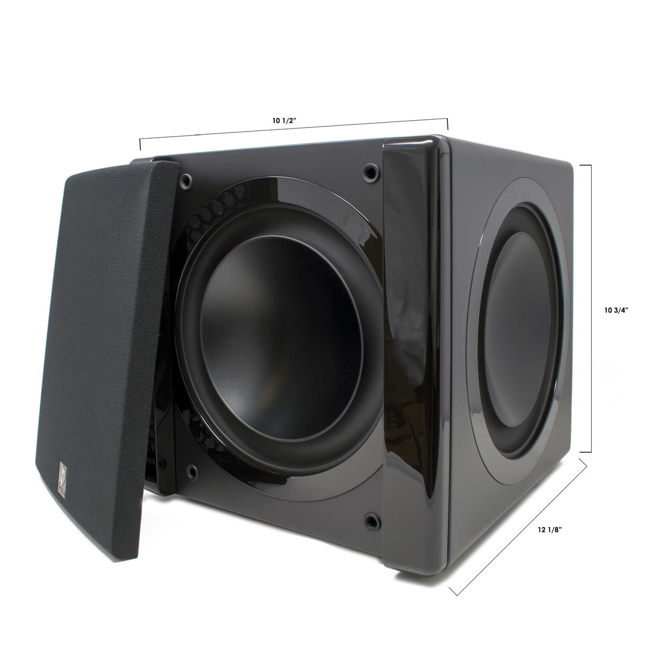 Uganda enkel Kantine Niles SW8 8" Compact Powered Home Theater Subwoofer With Dual Passive  Radiators - 1200 Watt - Creative Audio