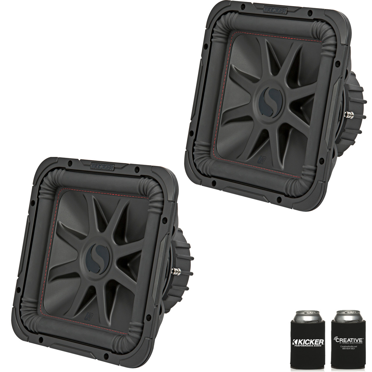 Kicker L7R Bundle - Two 45L7R124 12-Inch Dual 4-Ohm Subwoofers