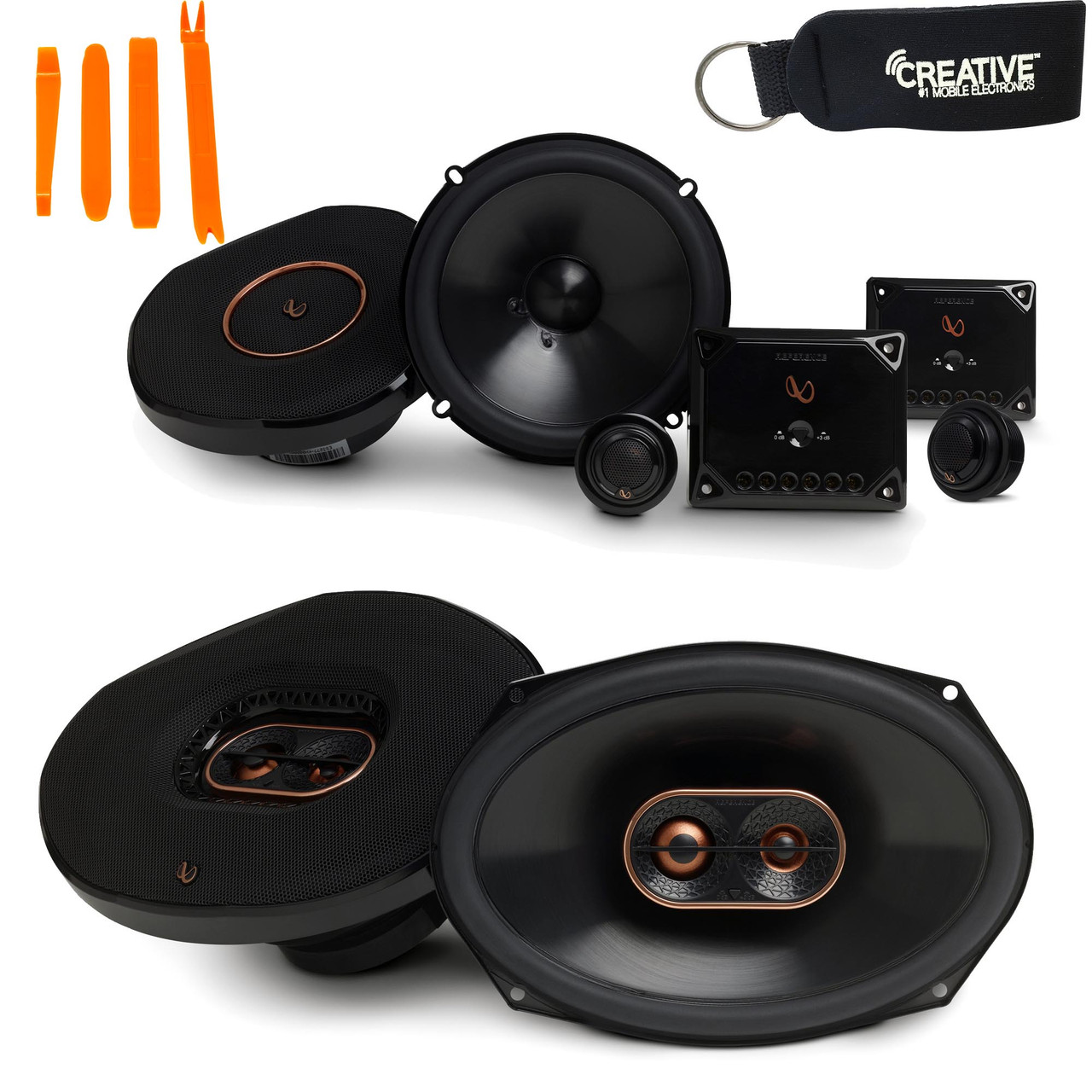 infinity 6.5 3 way speakers