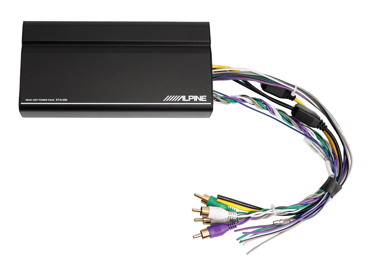 Alpine KTA-450 4-Channel Power Pack Amplifier with Dynamic Peak