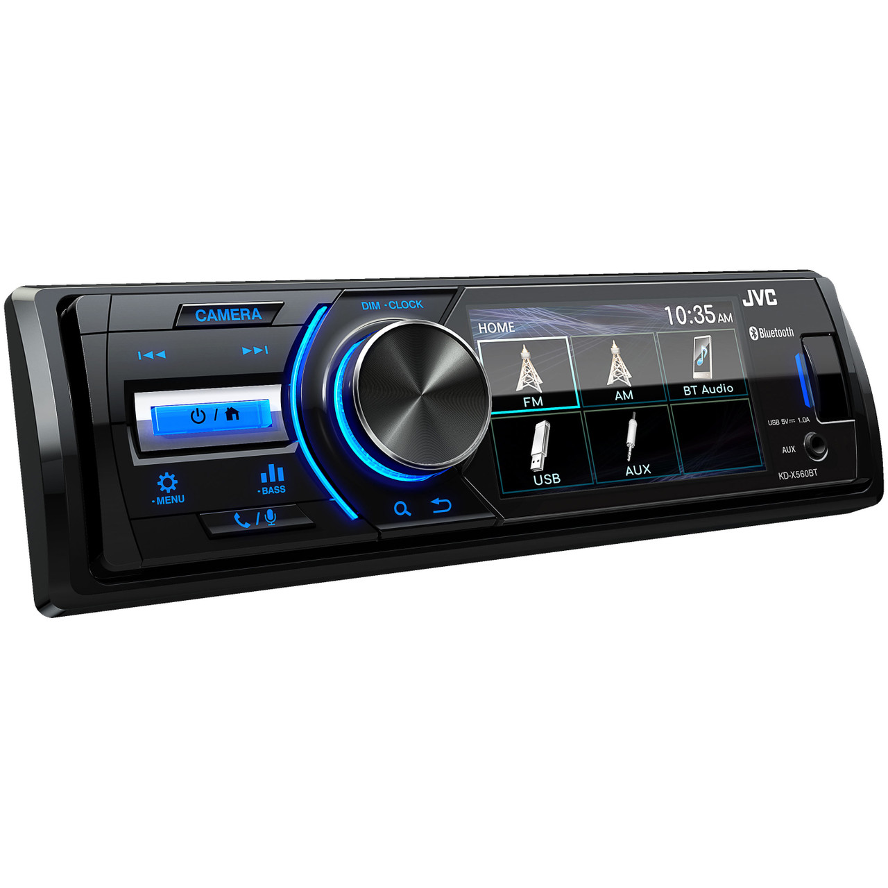 JVC Bluetoothオーディオ機器 JVC KD-X560BT 1-DIN Digital Media Receiver With Bluetooth, USB, 3
