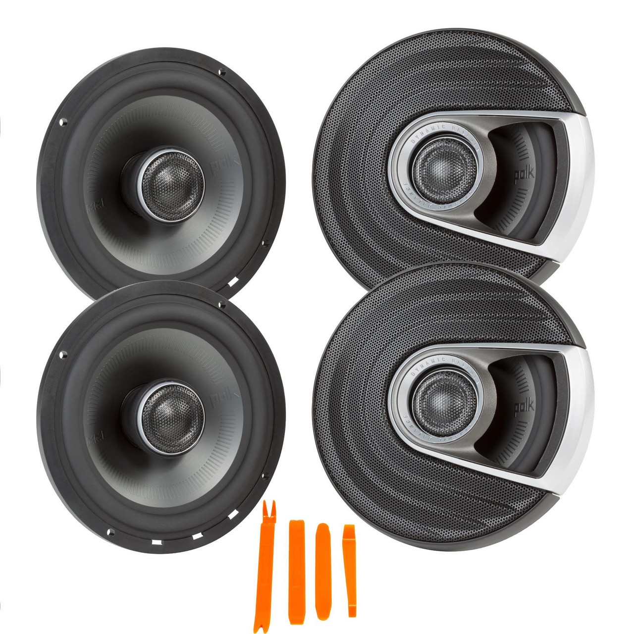 Polk MM652 Coaxial Speakers Bundle Includes Pair with