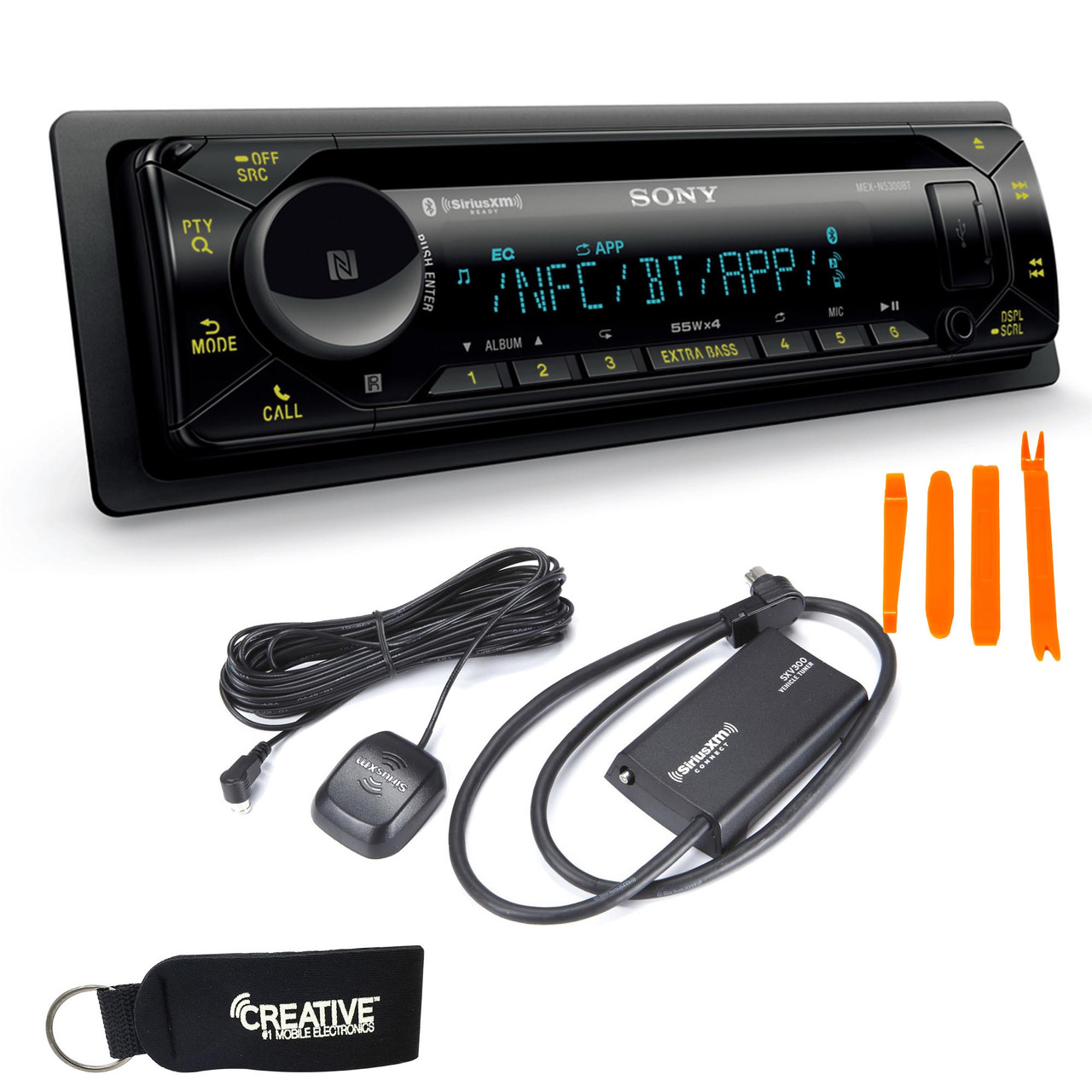 Sony MEX-N5300BT Bluetooth CD Receiver & SiriusXM SXV300V1