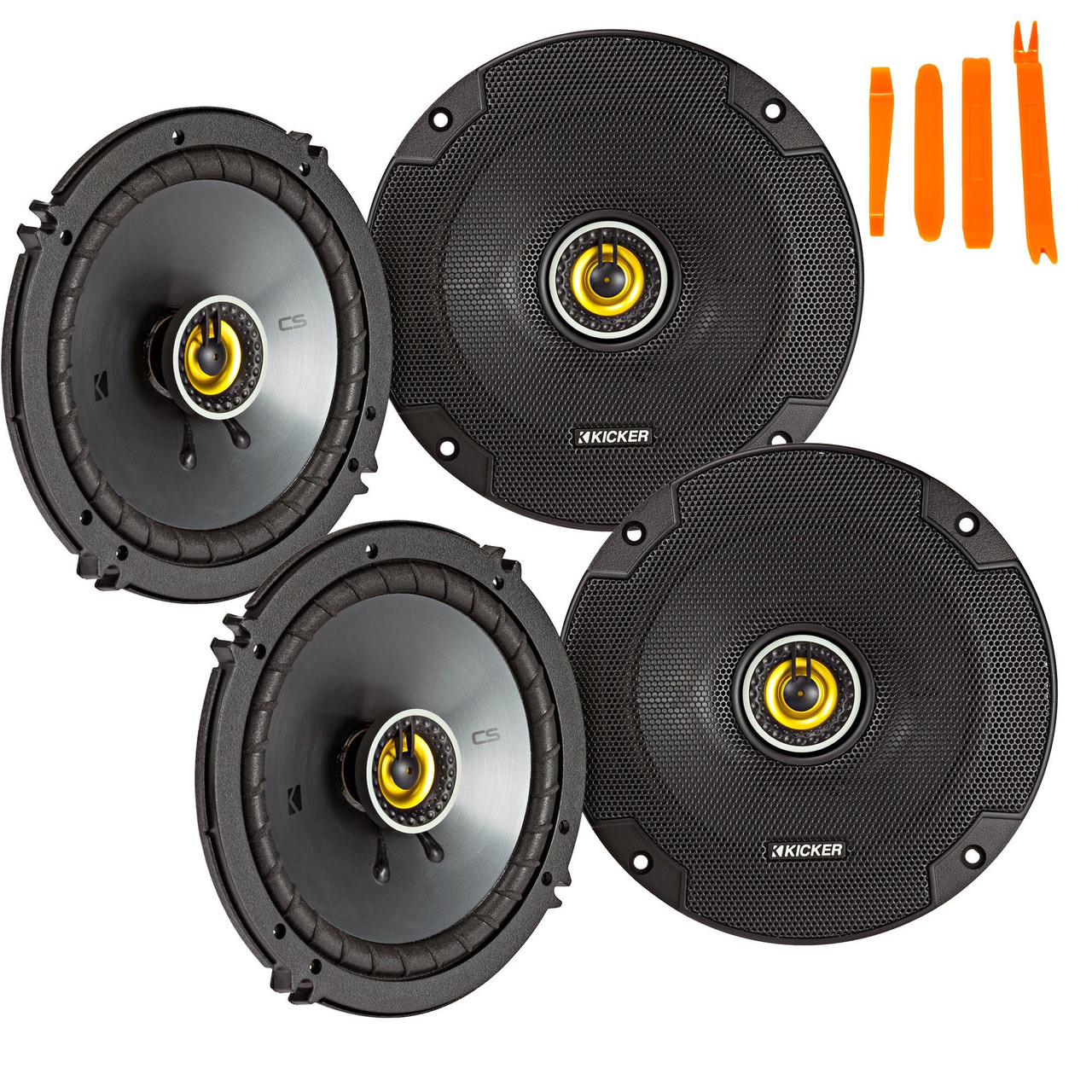 Kicker 46CSC654 - Two Pairs Of CS-Series CSC65 6.5-Inch (160mm