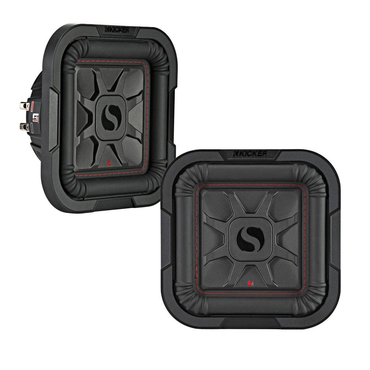 Kicker 46L7T84 Two L7T L7-Thin 8-Inch (20cm) Subwoofers, Dual