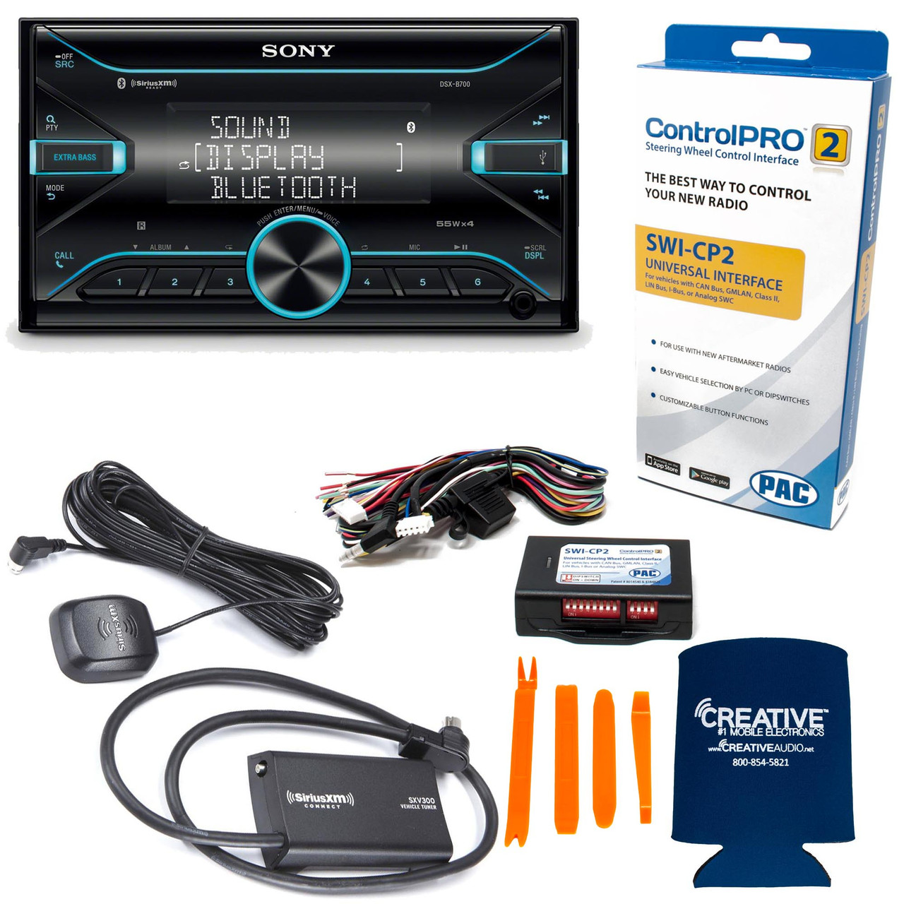 Sony DSX-B700 Bluetooth Media Receiver with SiriusXM Satellite