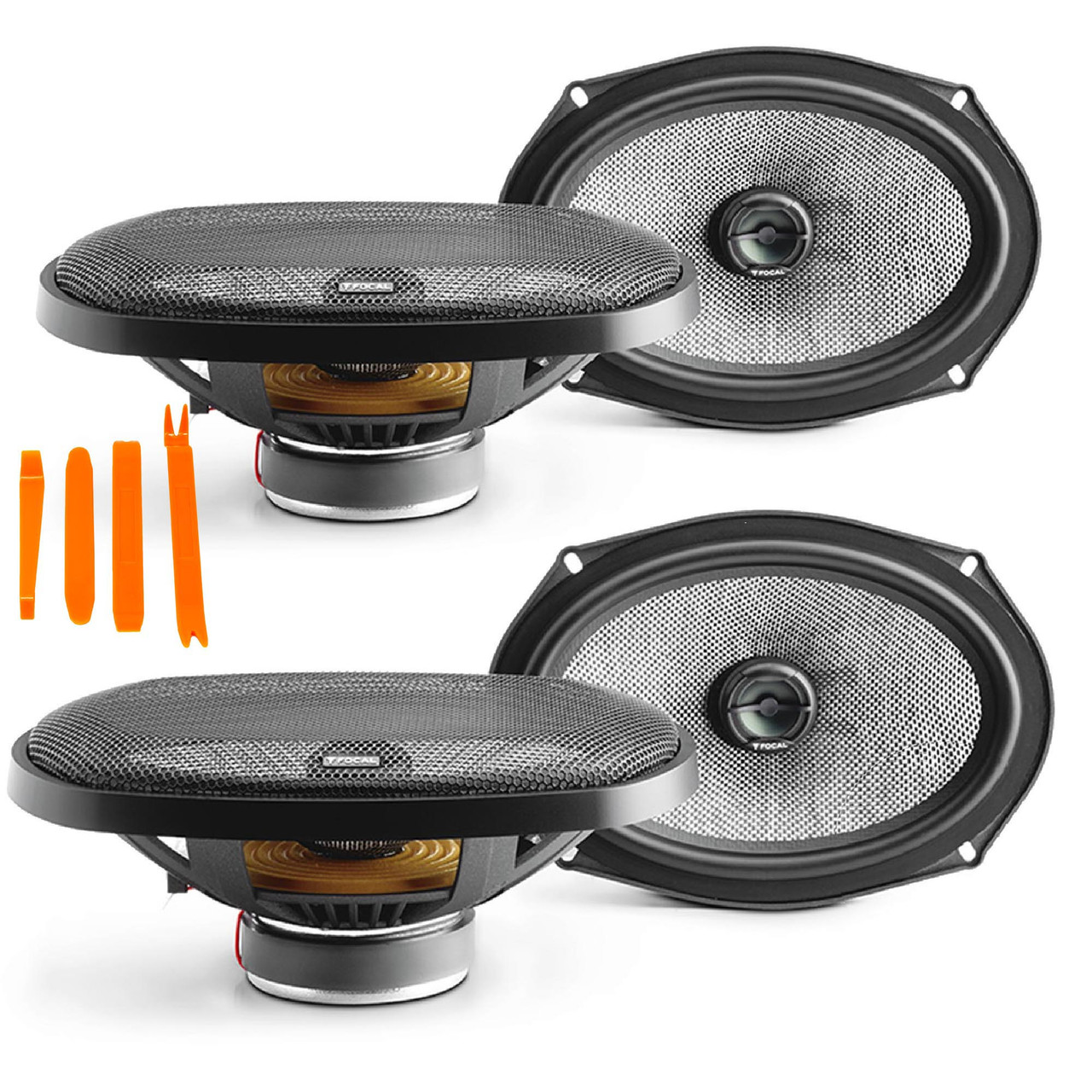 Focal- Two pairs of Access 690AC 6x9 coaxial speakers - Creative Audio
