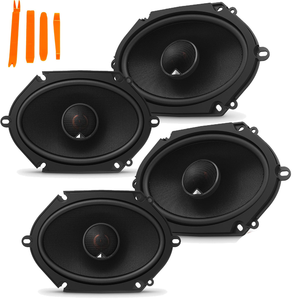 JBL STADIUM Compatible with Ford 97-16 F-250/350 Bundle 2-Pairs